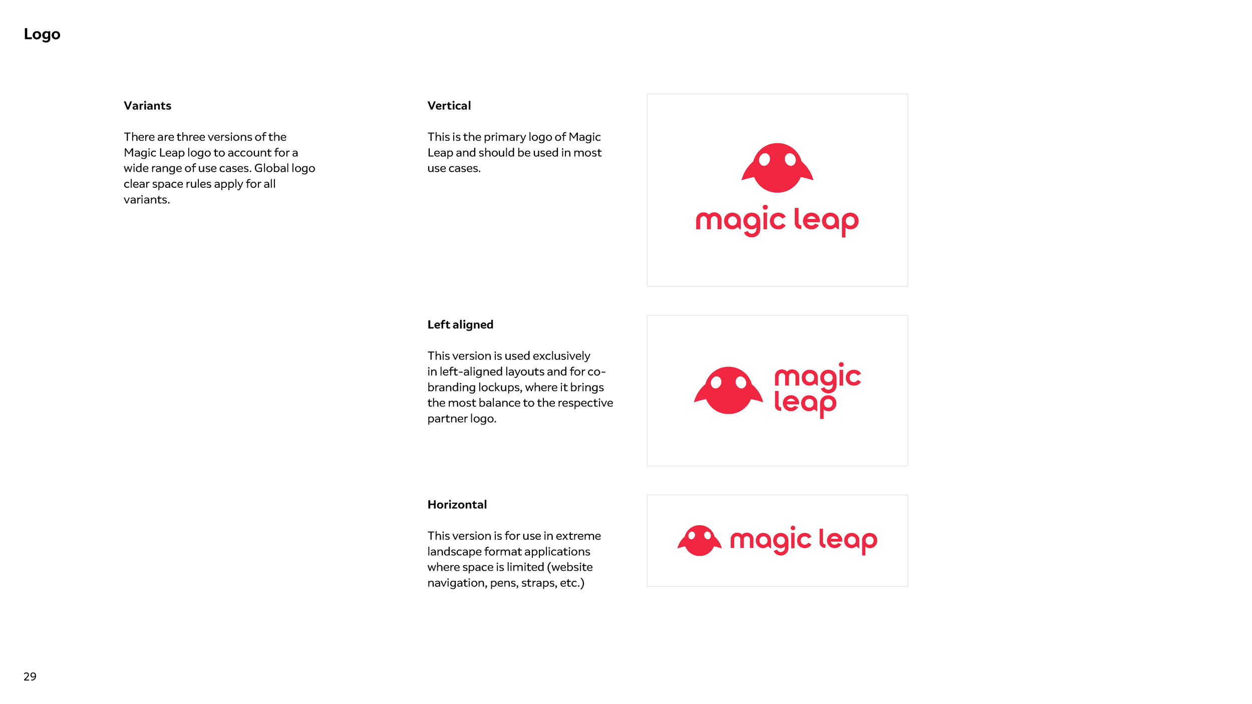 Magic Leap Brand Guidelines