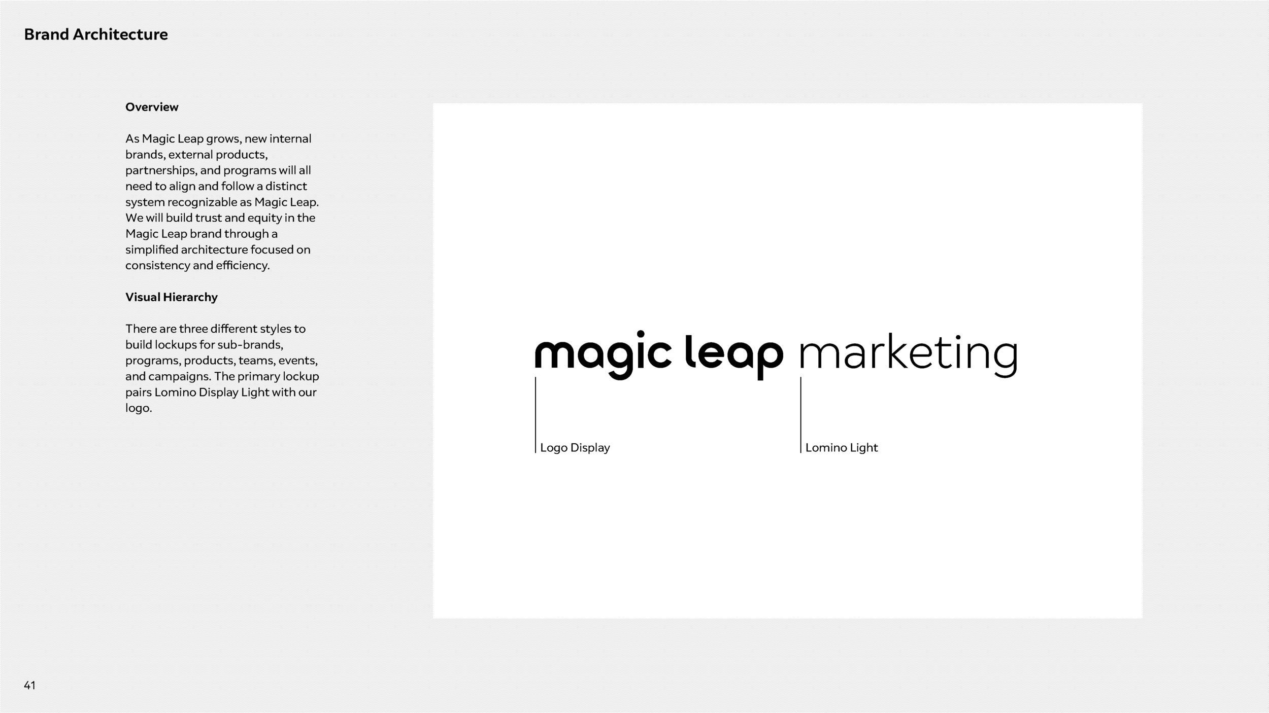 Magic Leap Brand Guidelines