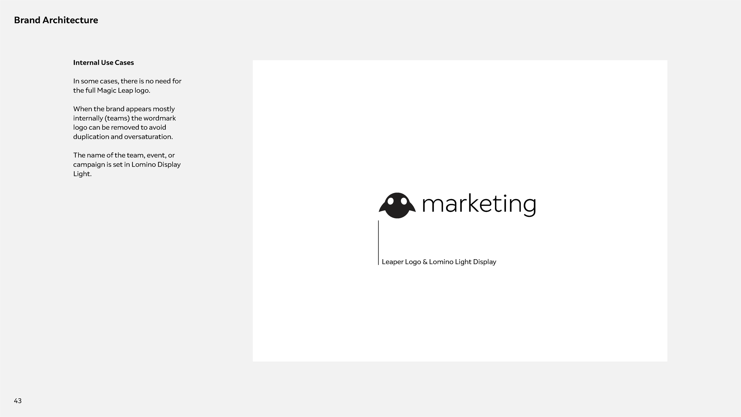 Magic Leap Brand Guidelines