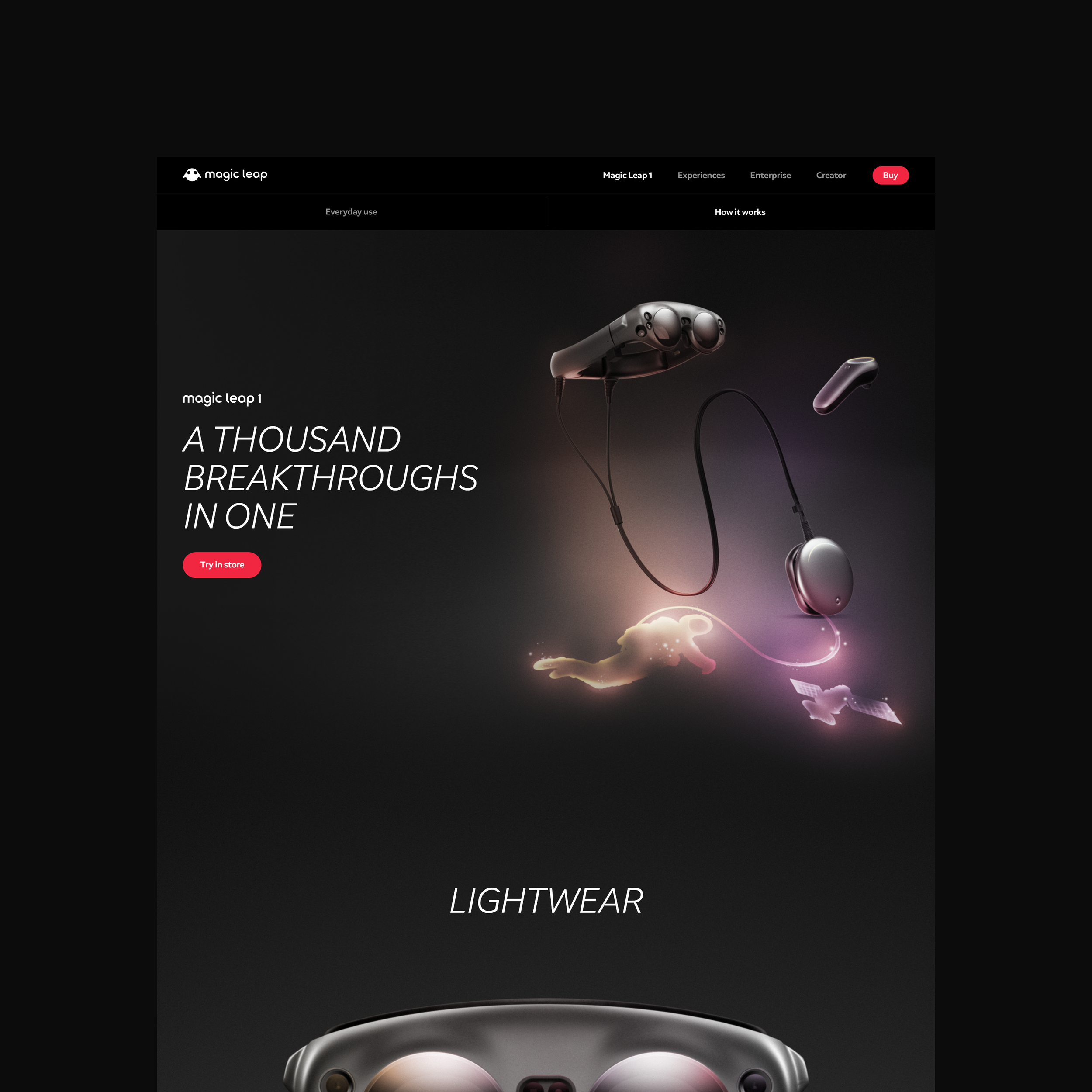 Magic Leap UX/UI