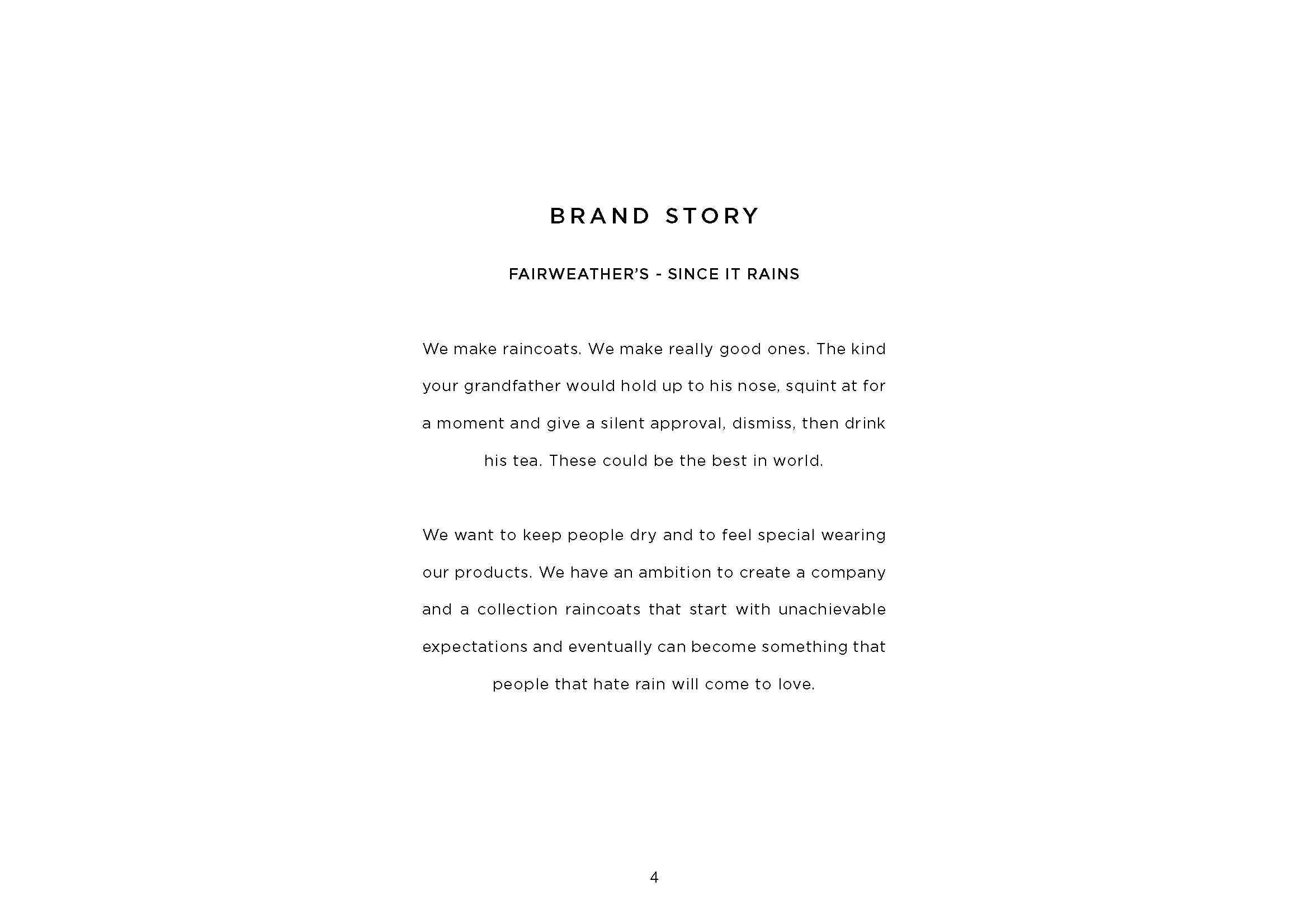 Fairweather's Brand Identity