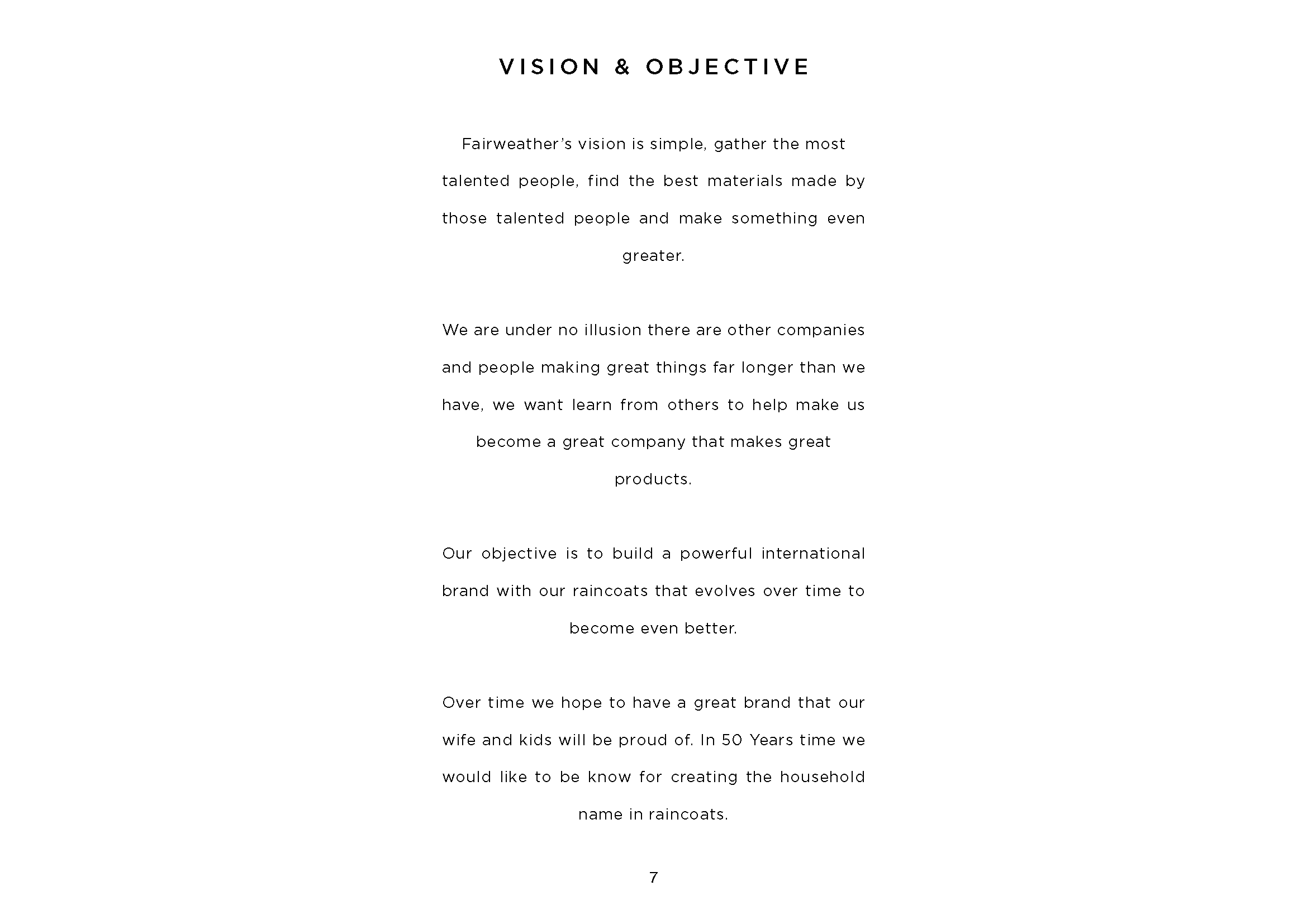 Fairweather's Brand Identity