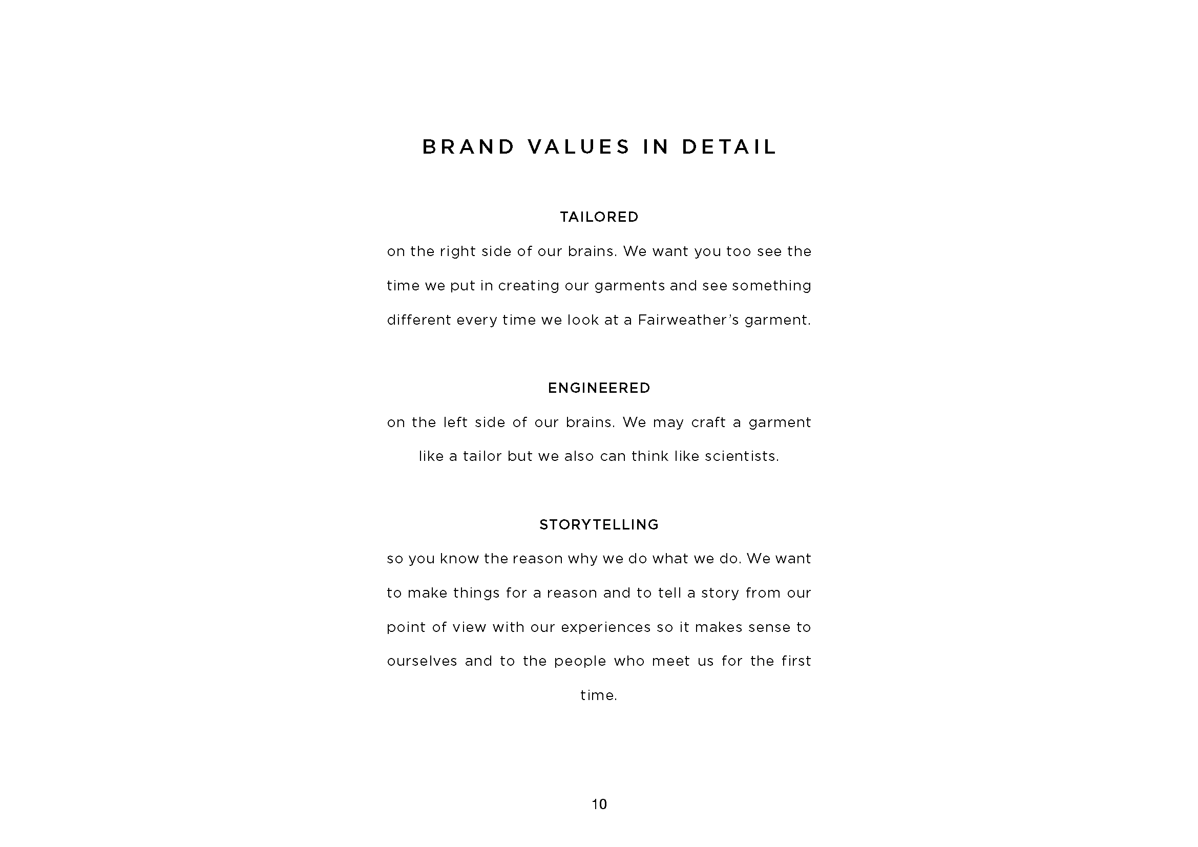 Fairweather's Brand Identity