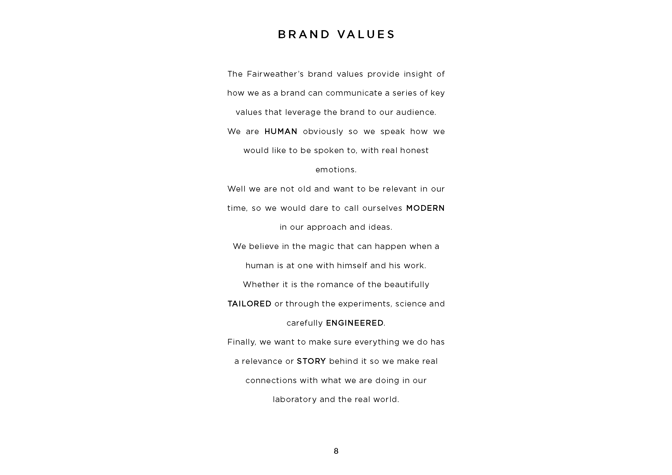 Fairweather's Brand Identity