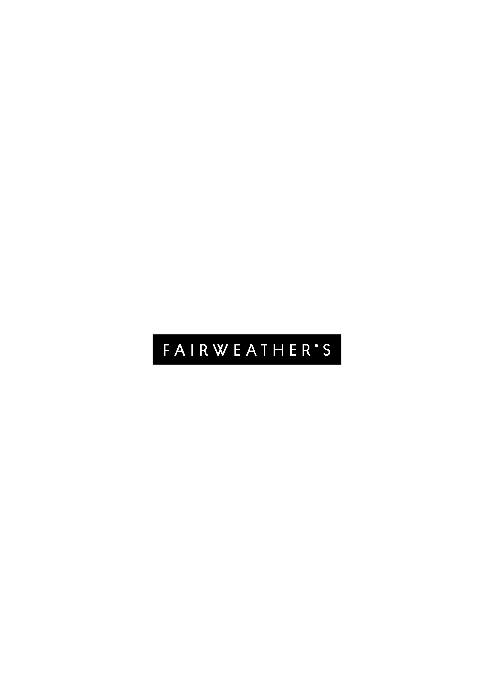Fairweather's Brand Book