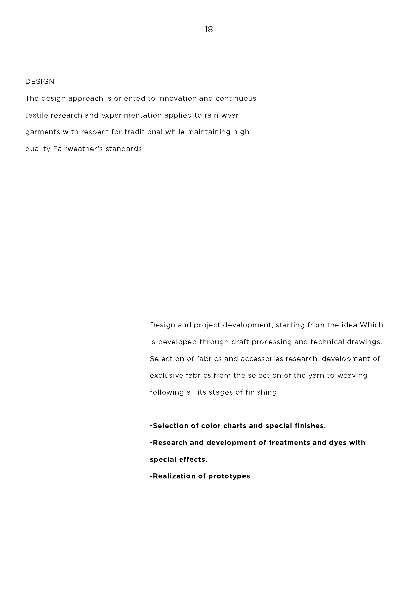 Fairweather's Brand Book