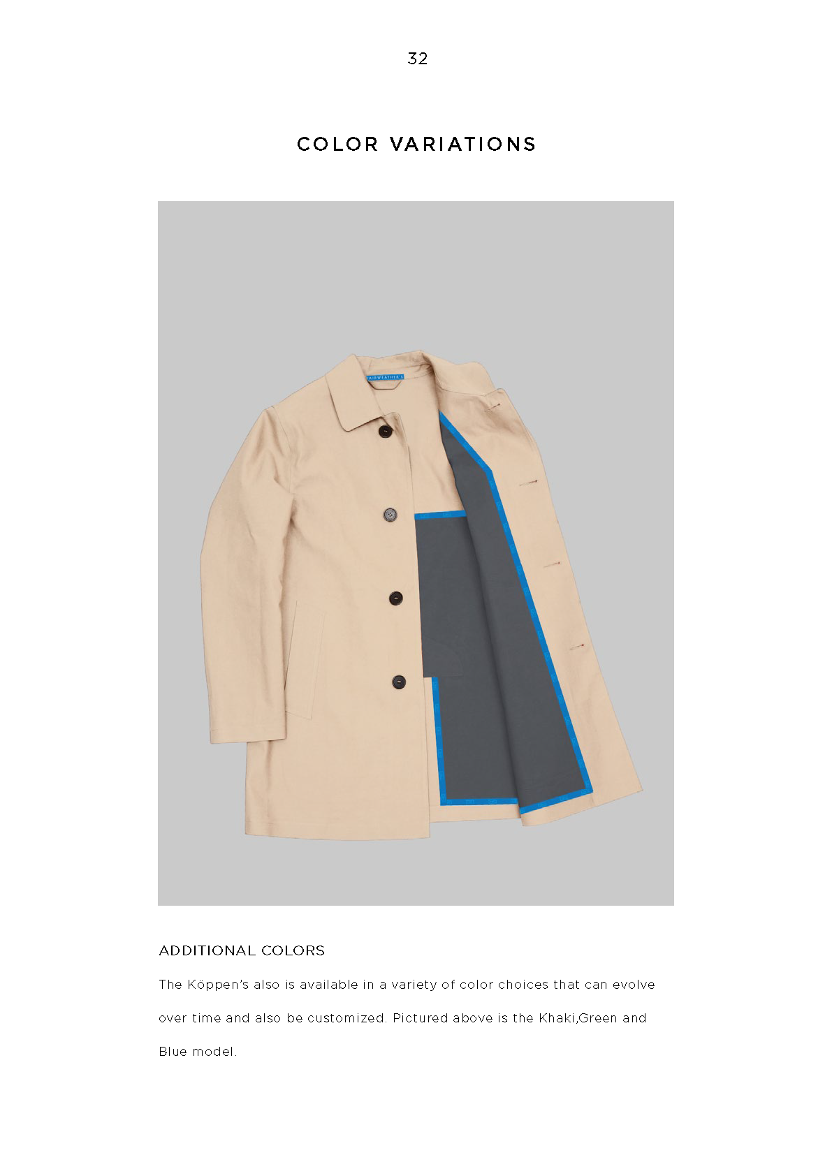 Fairweather's Brand Book