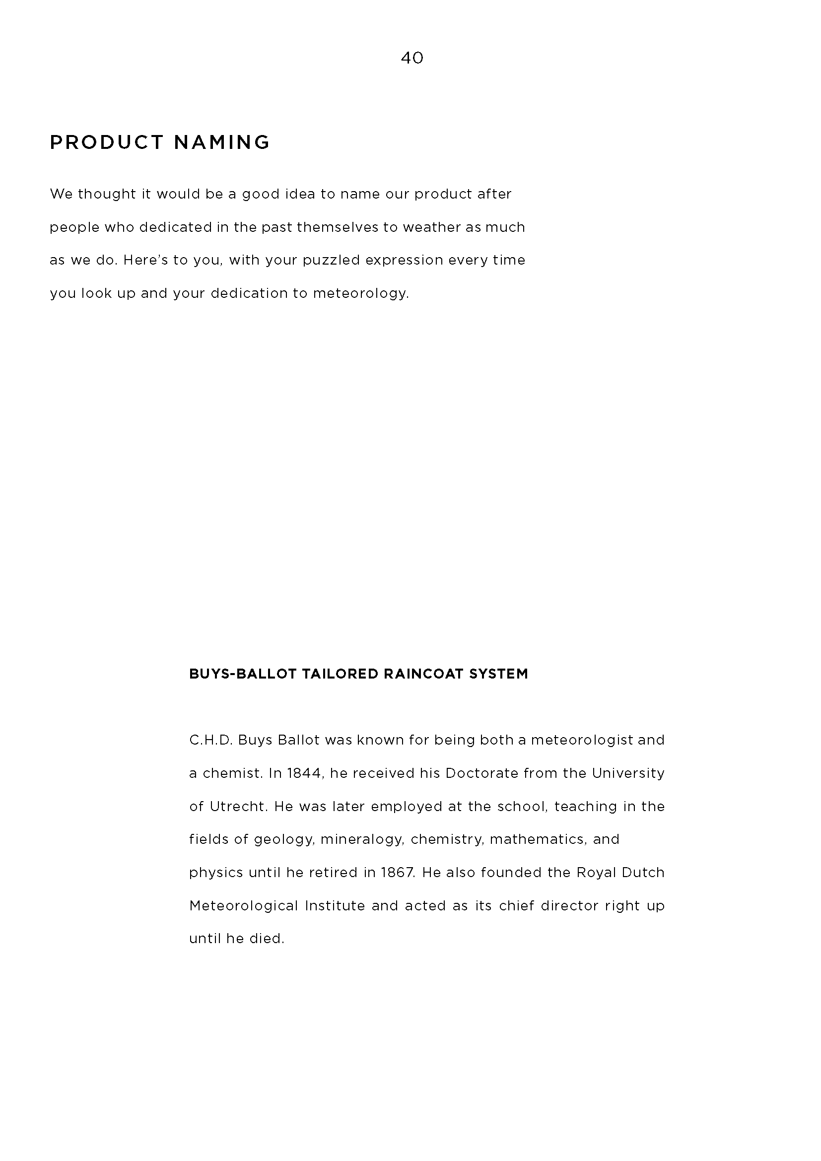 Fairweather's Brand Book