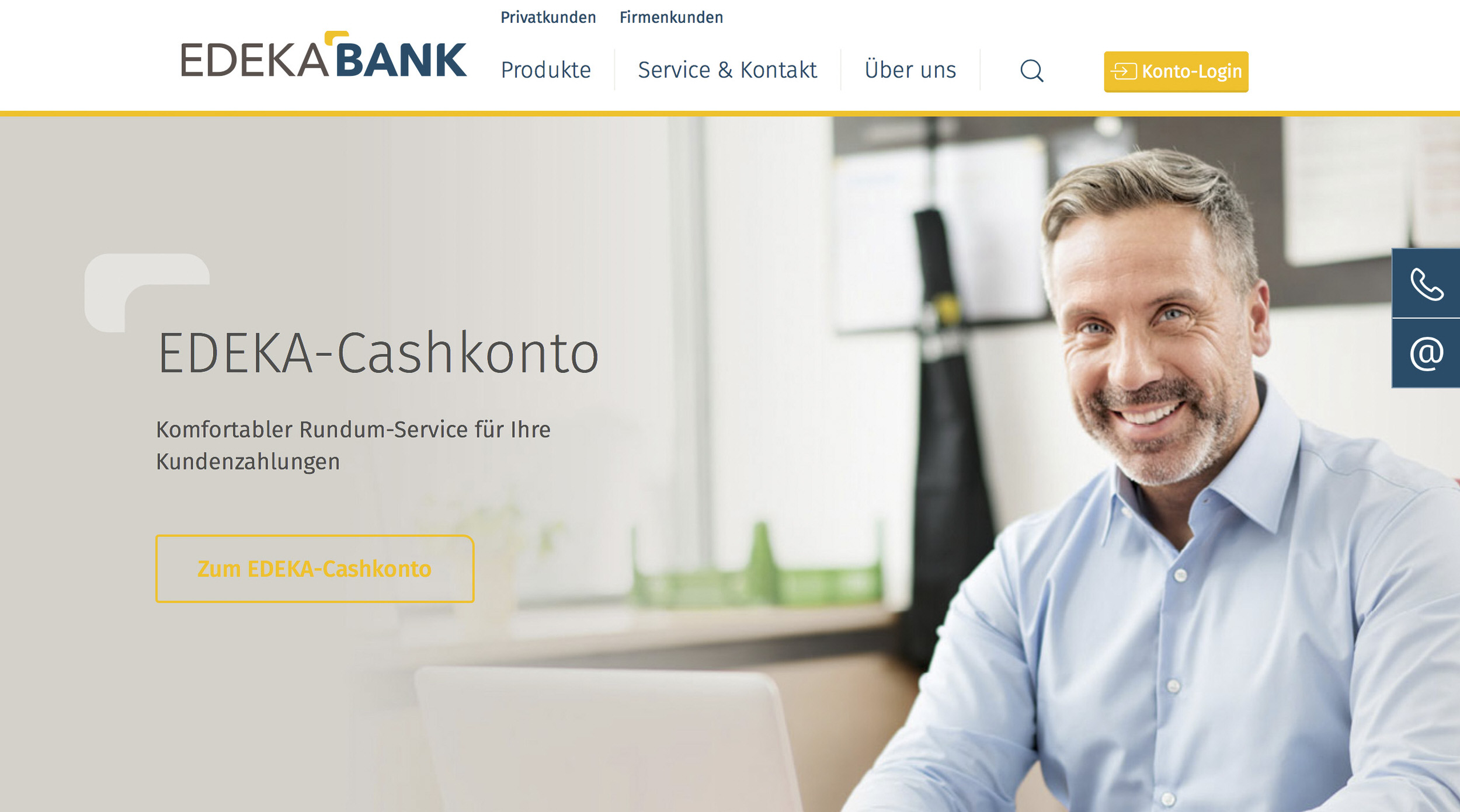 Edeka Bank Webseite Timo Roth
