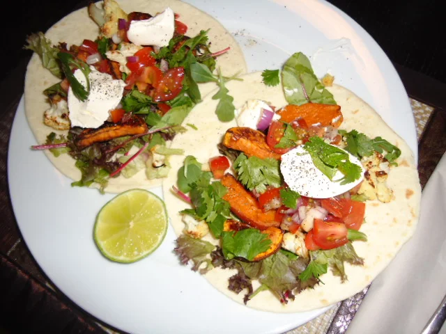 Sweet Potato and Cauliflower Tacos- Self Magazine
