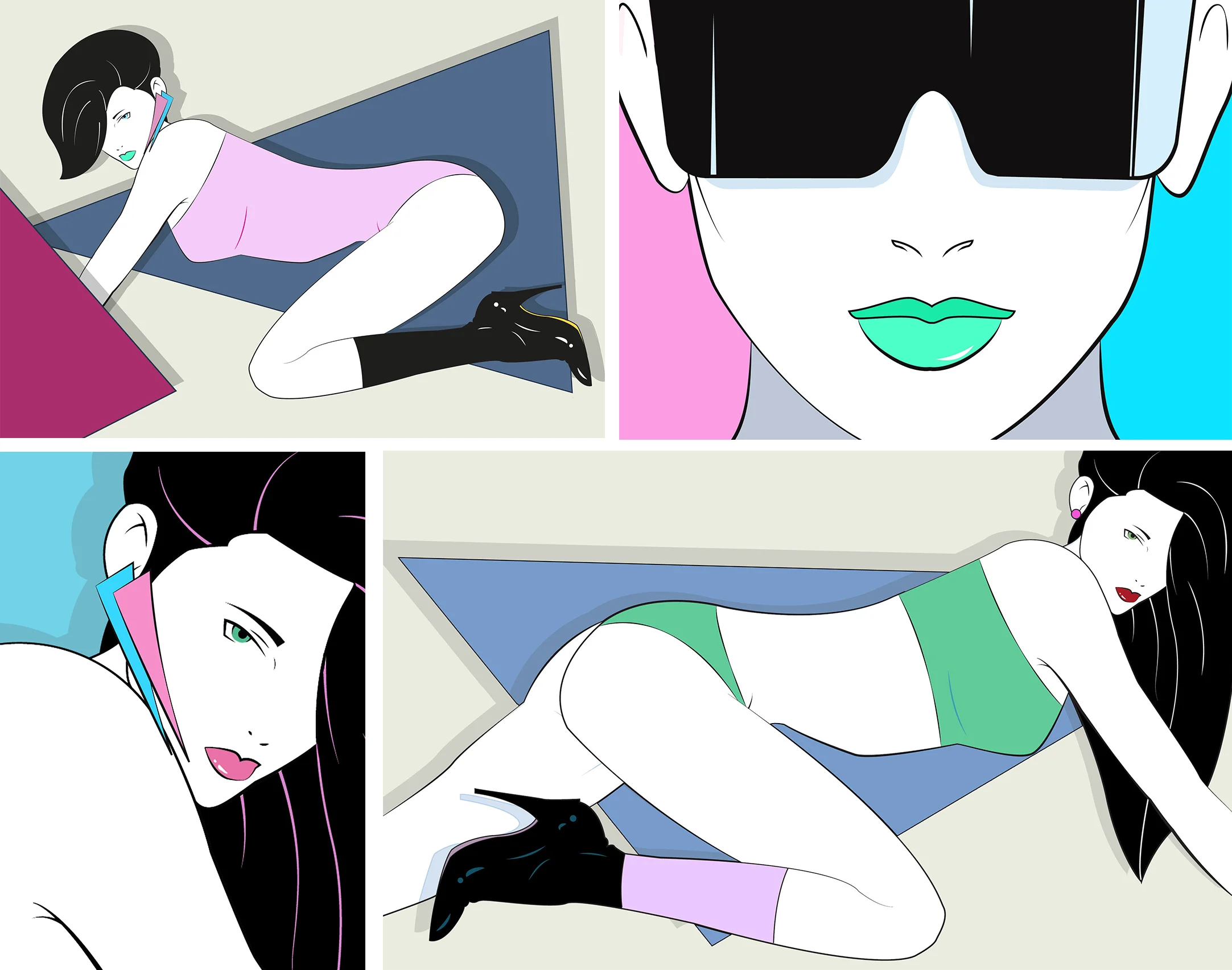  Our heroes selection of late 80's soft erotica that peepers his appartment. 