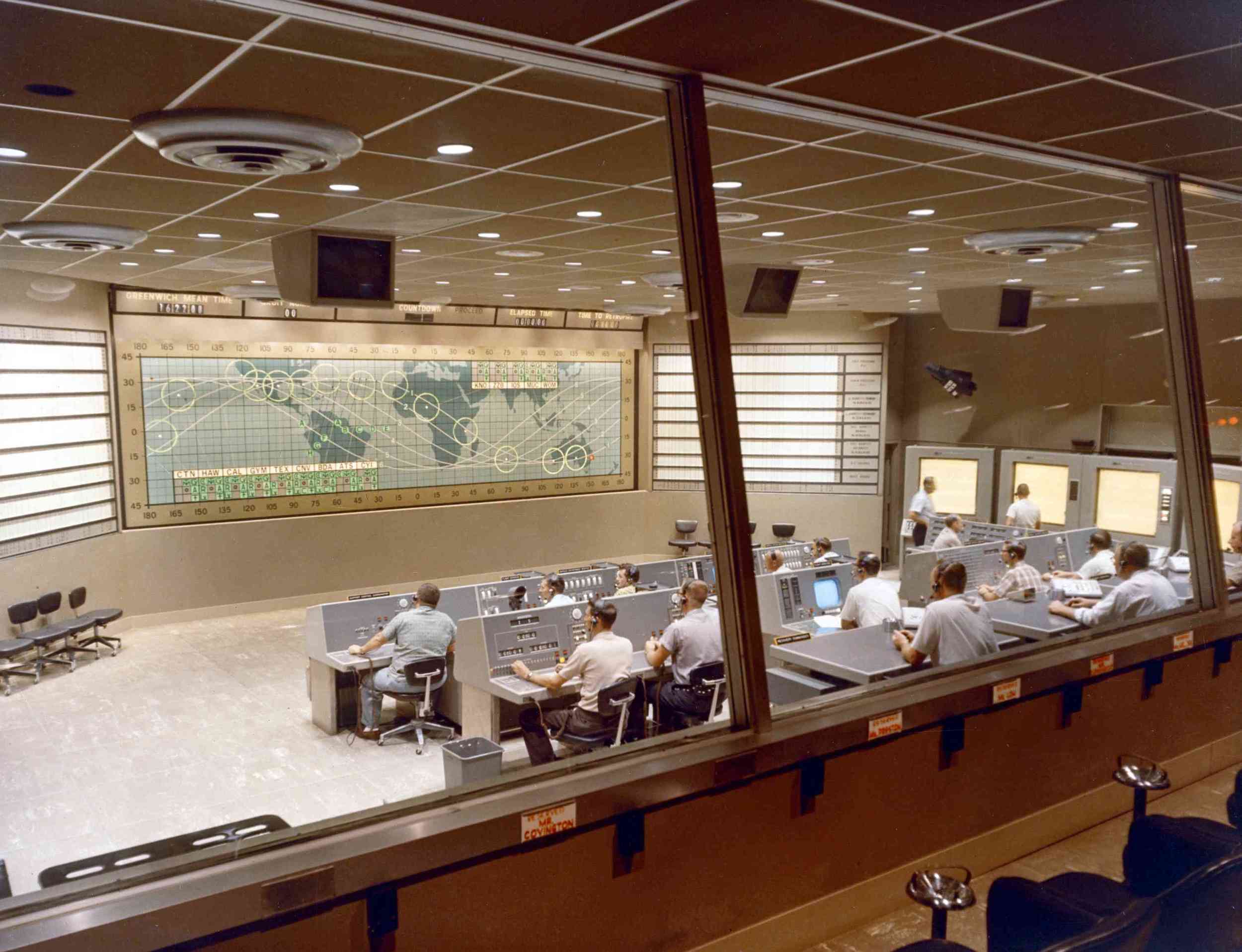 NASA Mercury Control Room