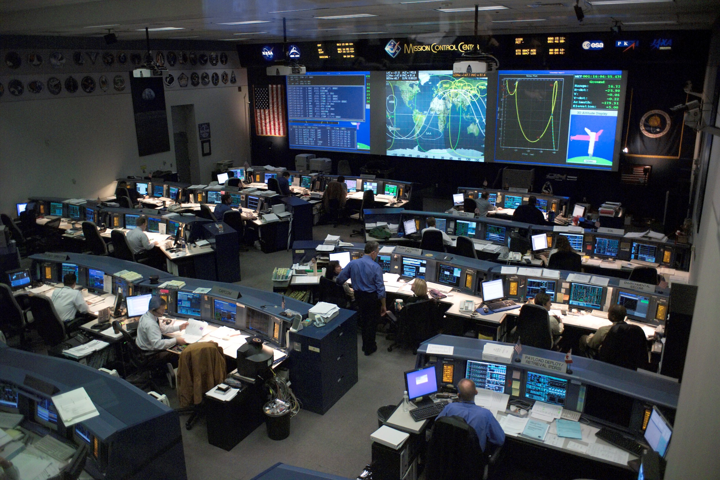 Space Shuttle Control Room