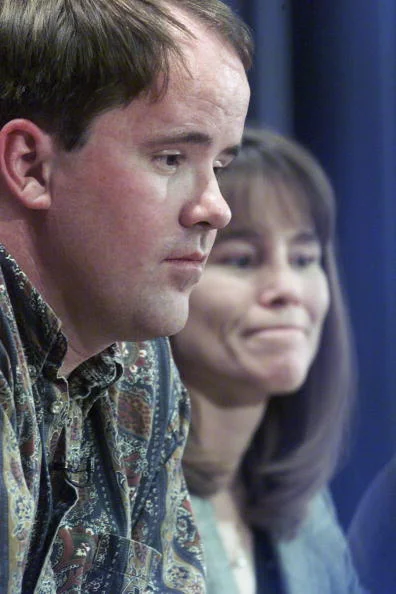 Project Manger Richard Cook informing the media of mission failure. He&nbsp;stayed.