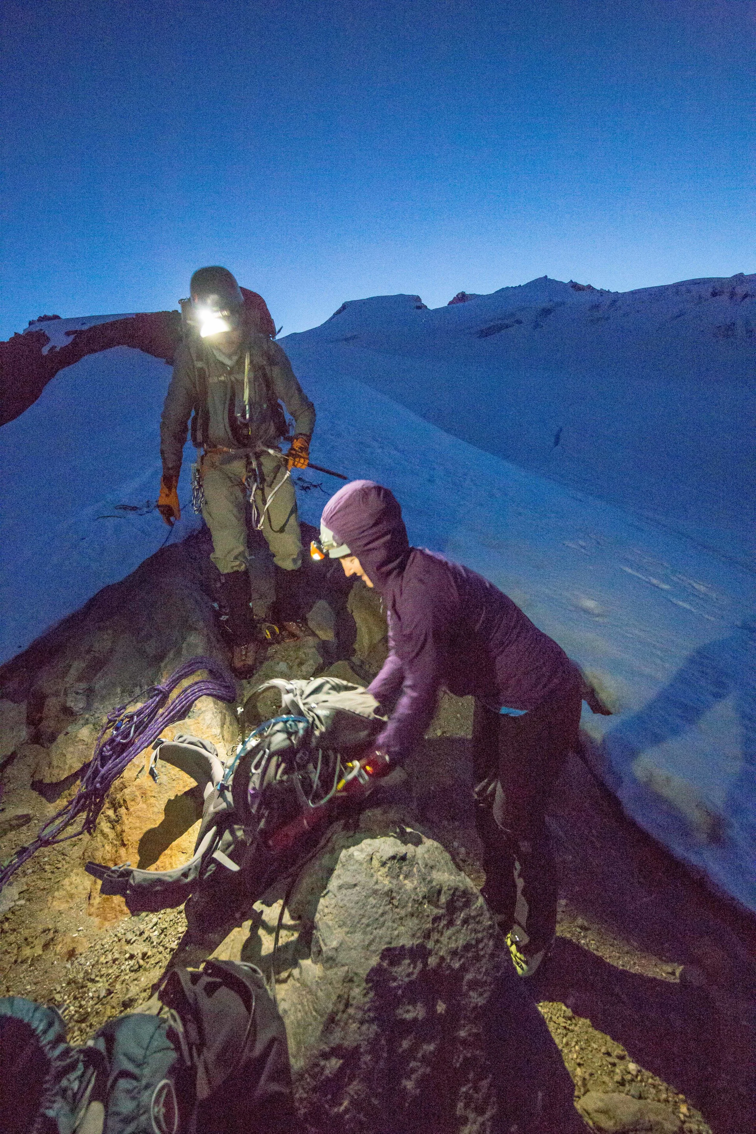 Settling in for a beautiful sunset. Not as fun as a summit but at least no one died. Which is fine.