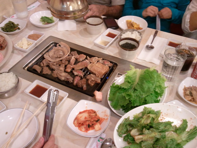 Family dinner, Korean style