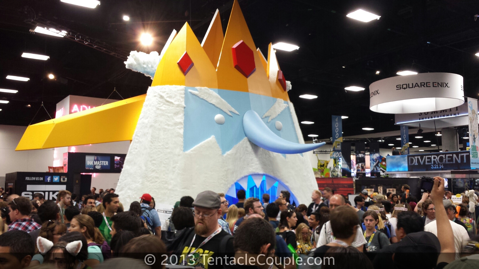 San Diego Comic-Con 2013 - Awesome booth for Adventure Time