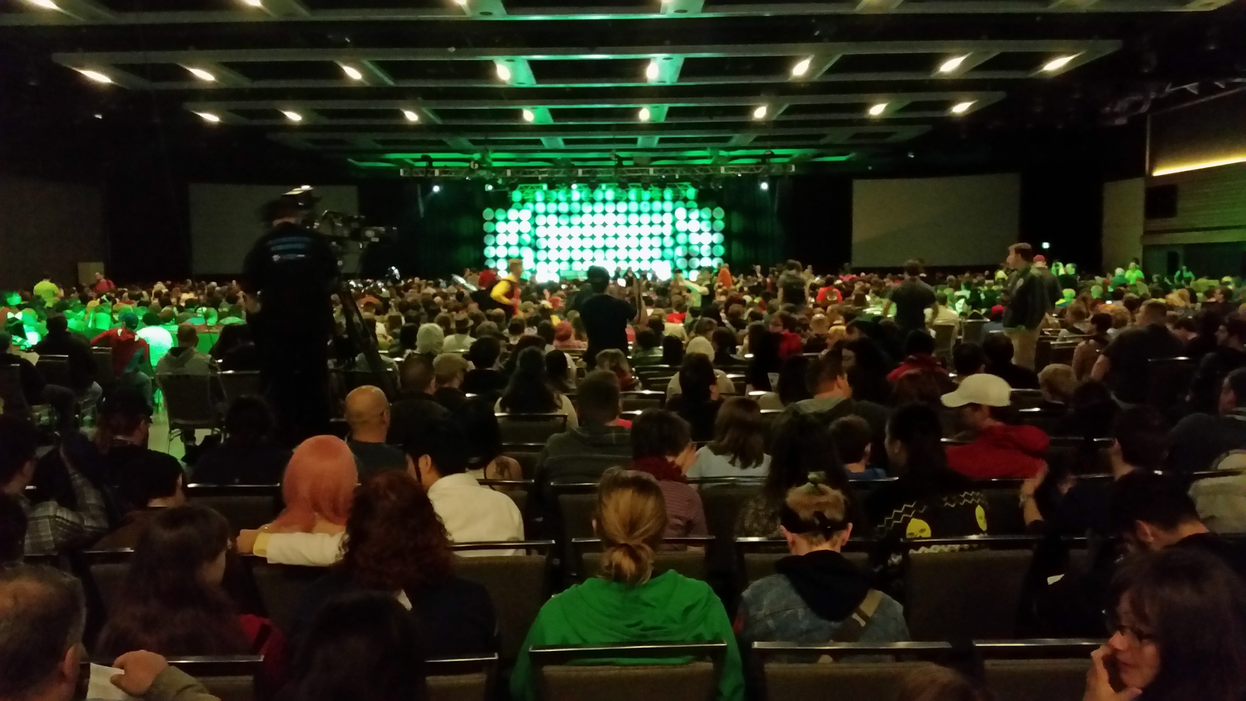 Full house in anticipation for #StanLee himself. #Excelsior #ECCC