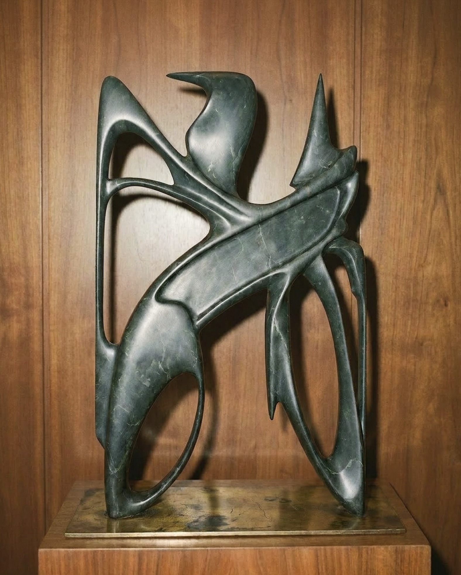 Lapis, 2026
Baroda marble and brass
16" x 24" x 7"