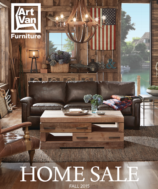 Art Van Furniture, 2015 Fall Catalog - Front Cover
