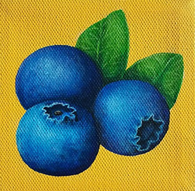 4”x4” acrylic on canvas for sale