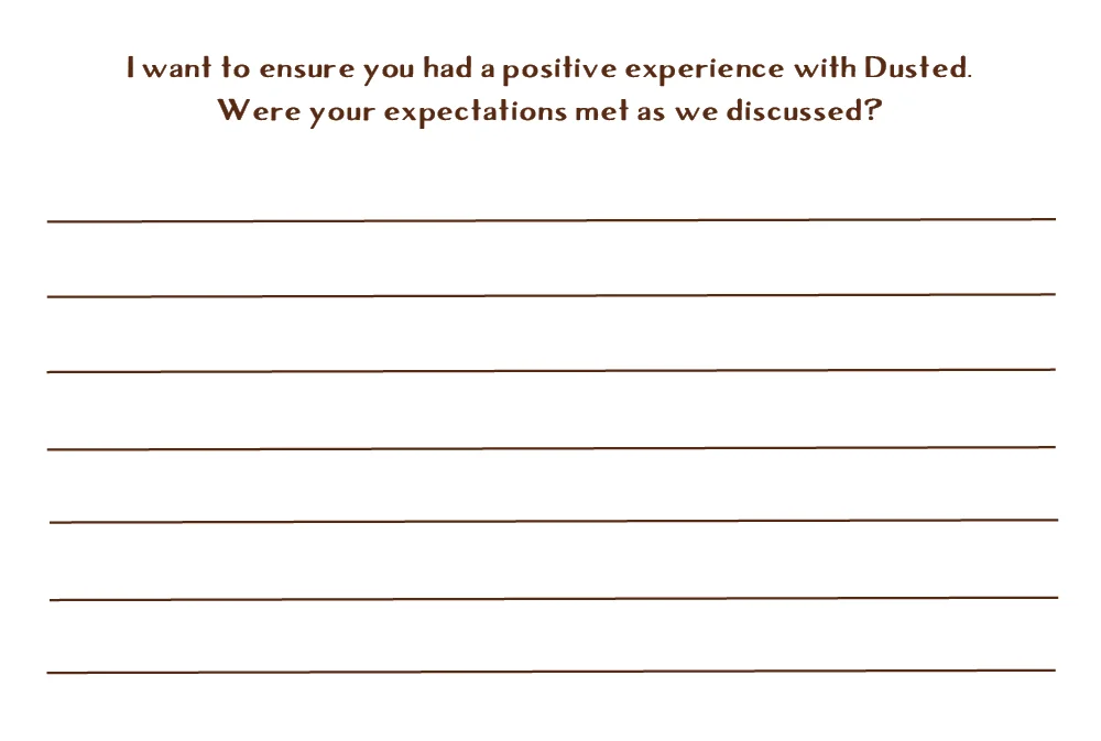 4"x6" Comment Postcard Card - Back