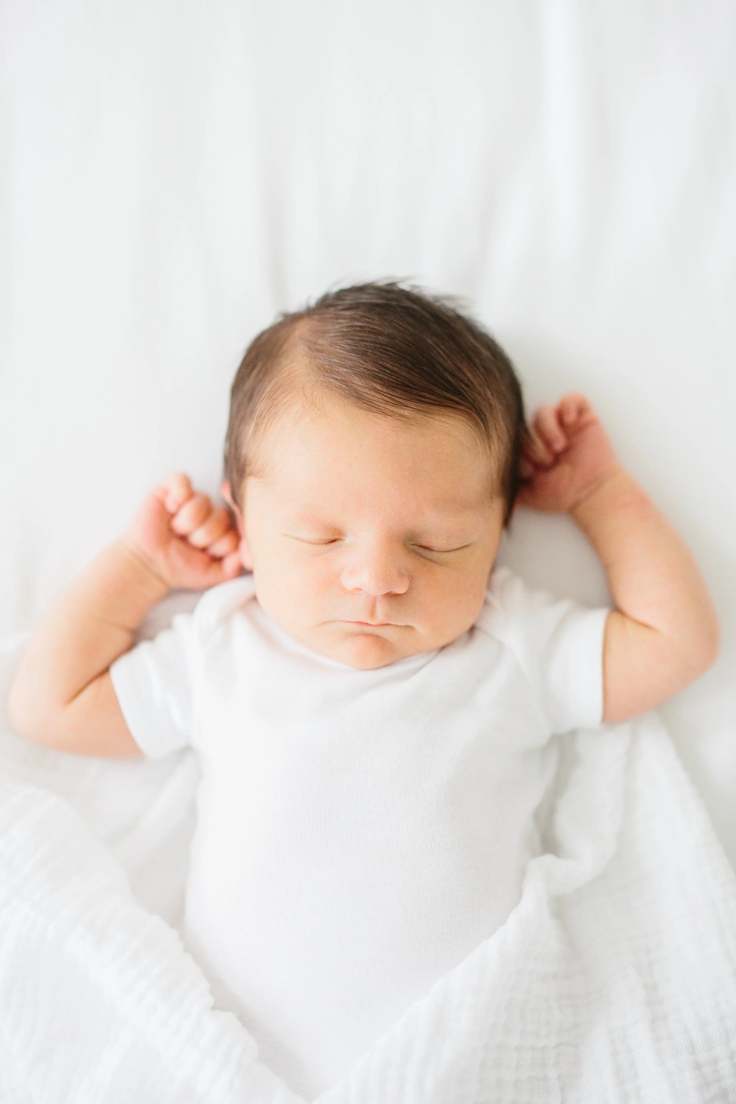 Simple &amp; Natural Newborn Photography Austin TX ~ Baby Perry In The Studio