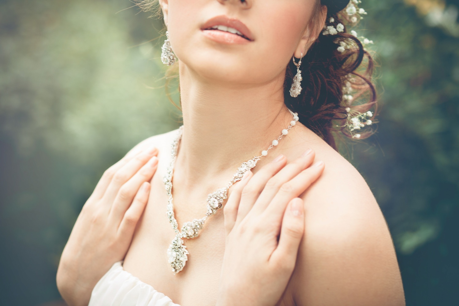   Acanthus Necklace &amp; Earrings  