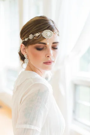 Amandine Halo Forehead Headband — Edera Jewelry | Heirloom  display picture 1