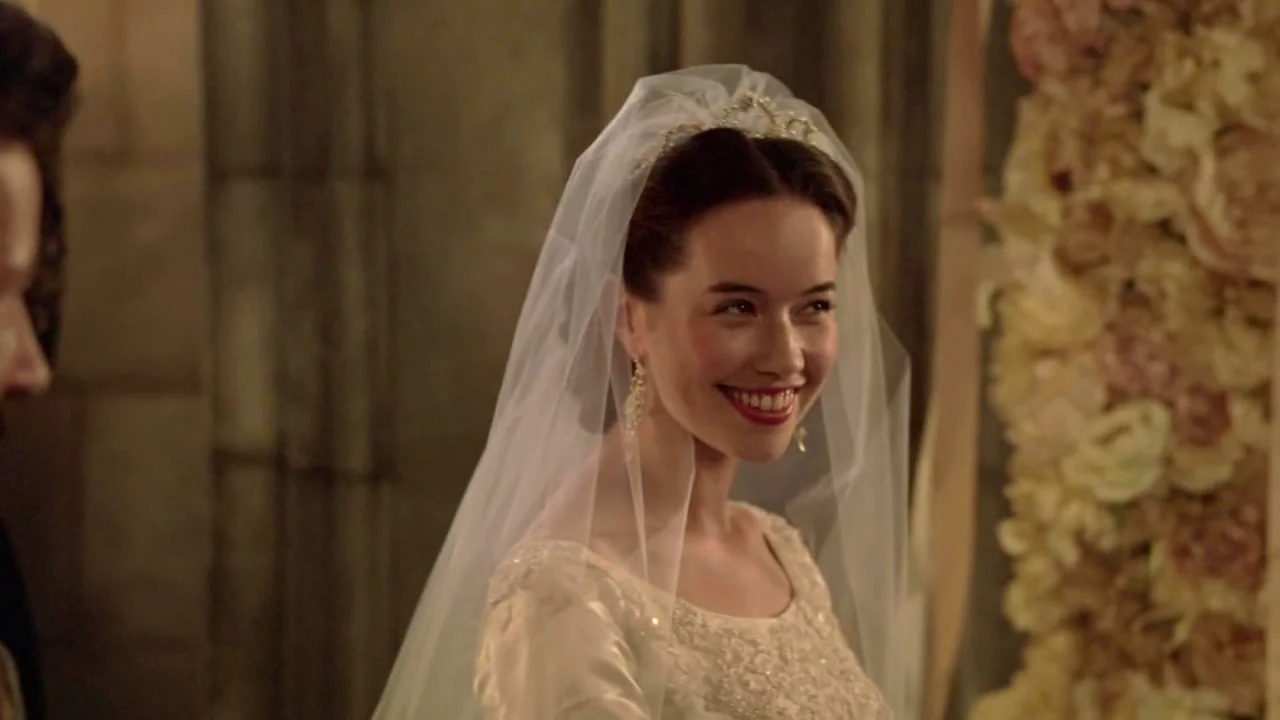 reign claude wedding dress