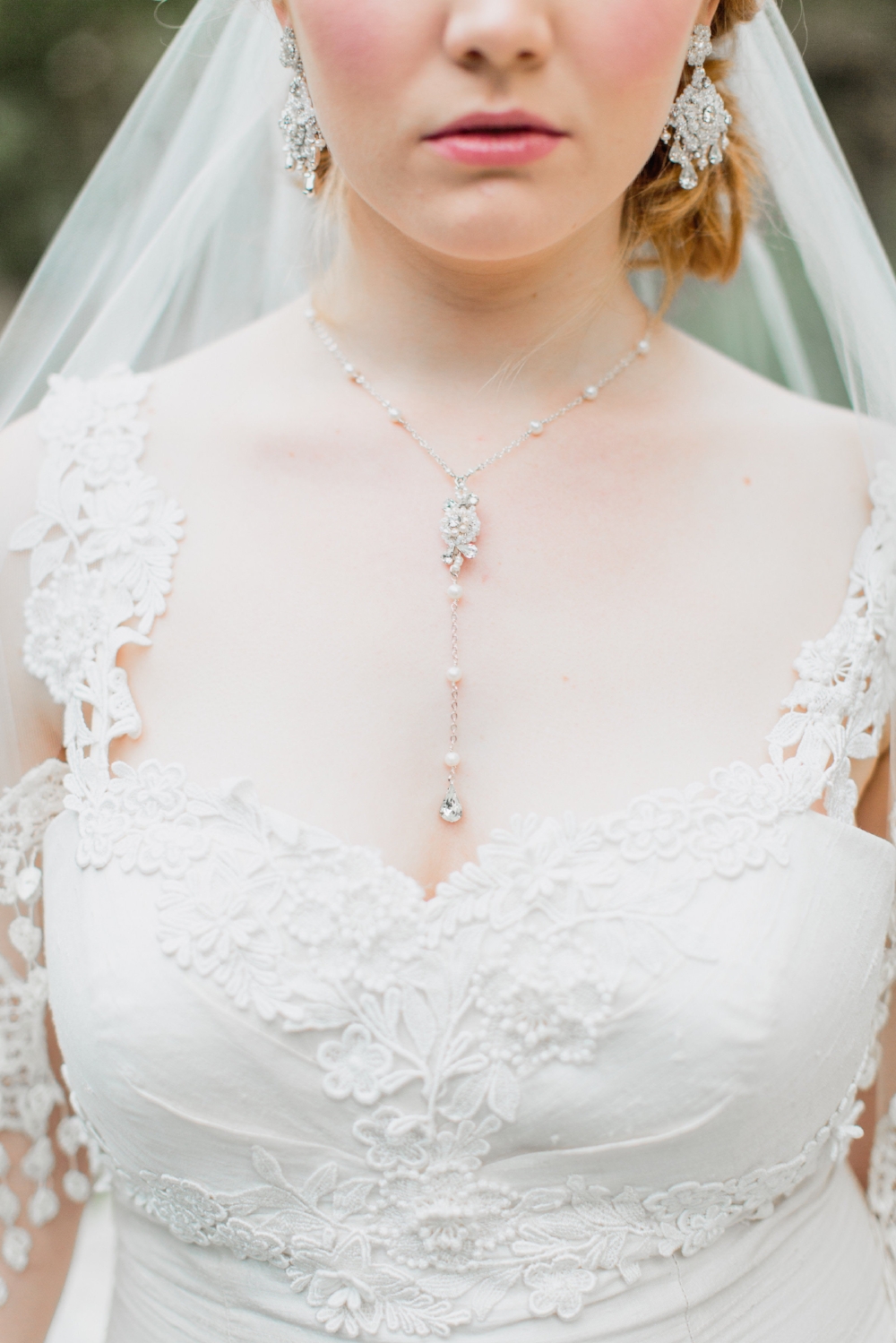 Couture Bridal Necklace | Crystal & Pearl Wedding Jewelry Sets