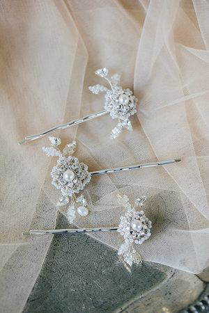 GIA Alessandra GA261 4.75 inch Wedding Bridal Large U-Shape Hairpins Twist Stick Pins Silver with Swarovski Crystals