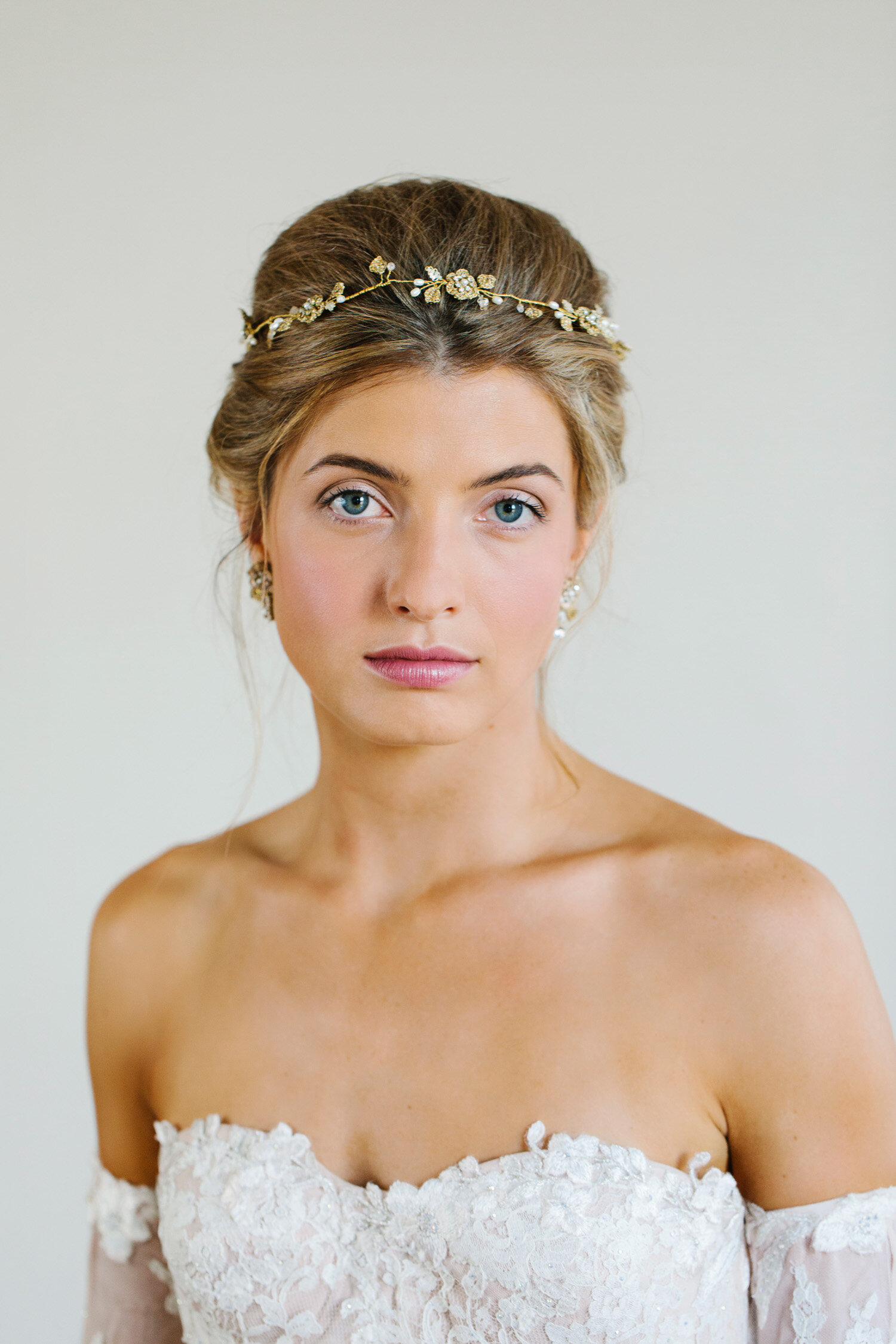 Delicate Pearl Headband Wedding Hair Vine Accessories Floral Bridal Headpiece 