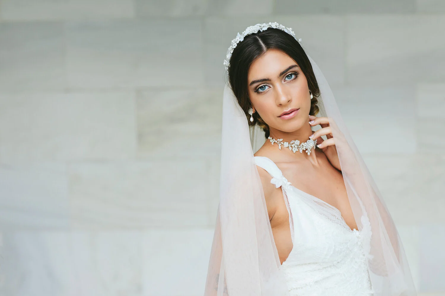 Siena Choker Necklace  Edera Jewelry | Heirloom Lace Wedding Accessories