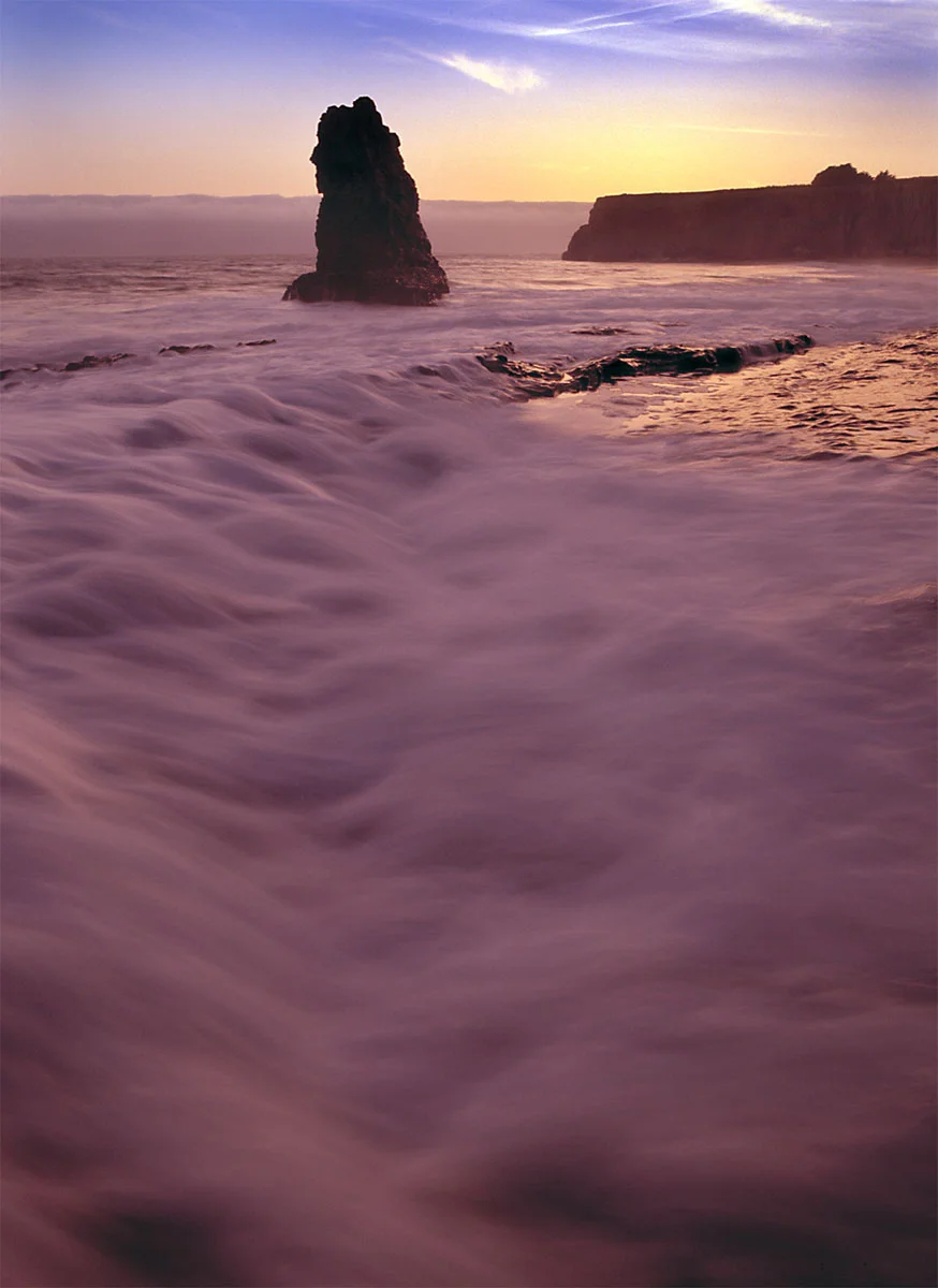wave blur, Davenport Beach