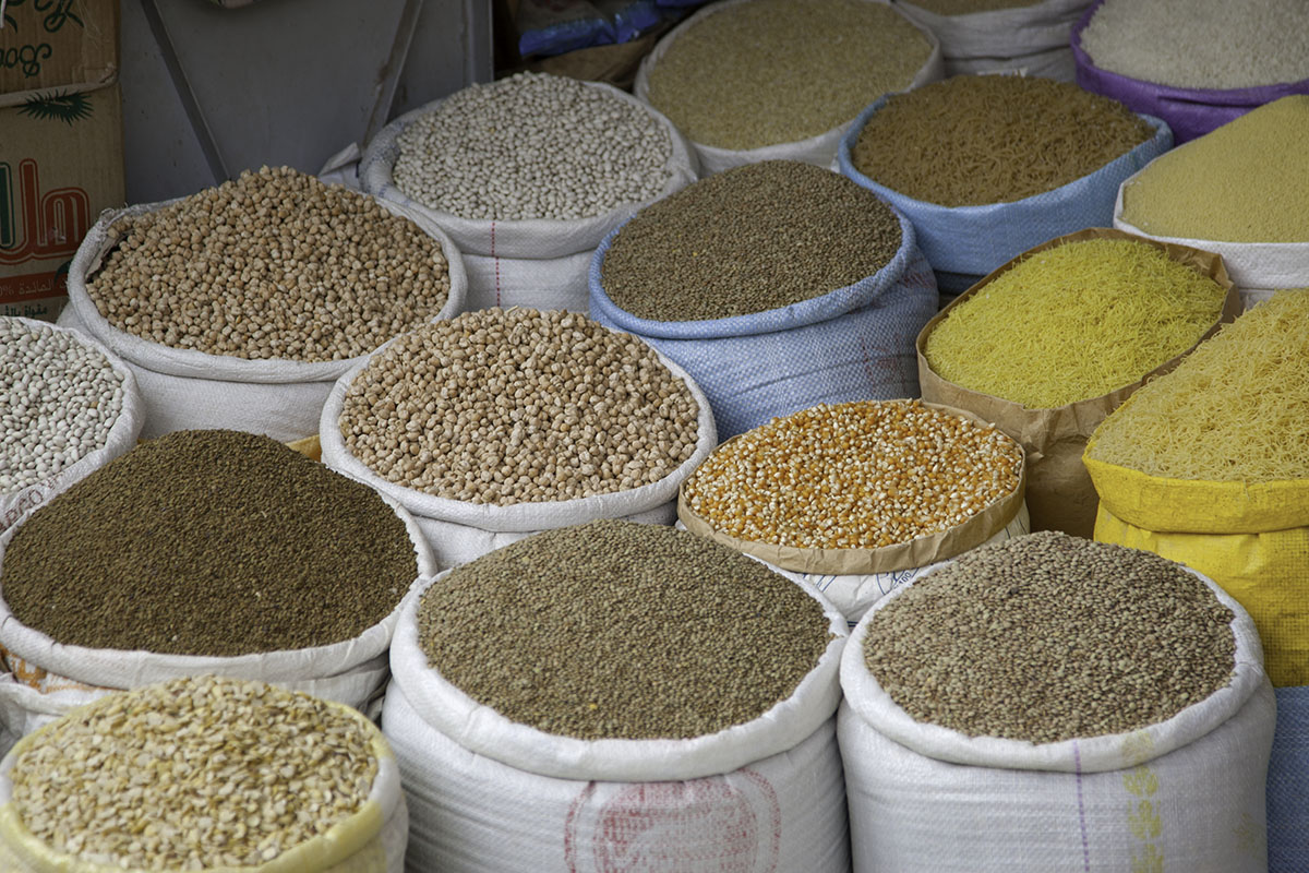 market grain, Morocco