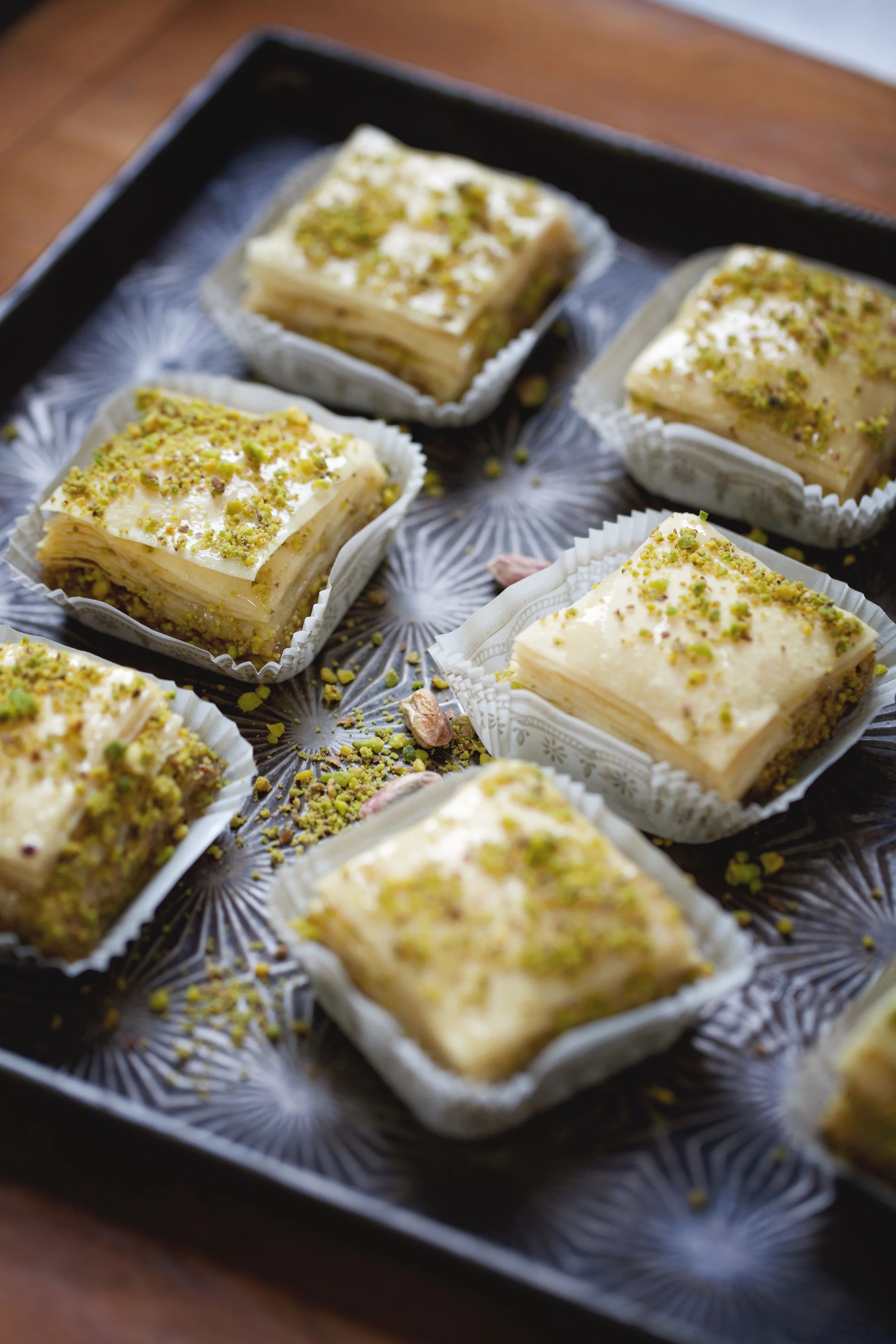 Vegan Pistachio Baklava