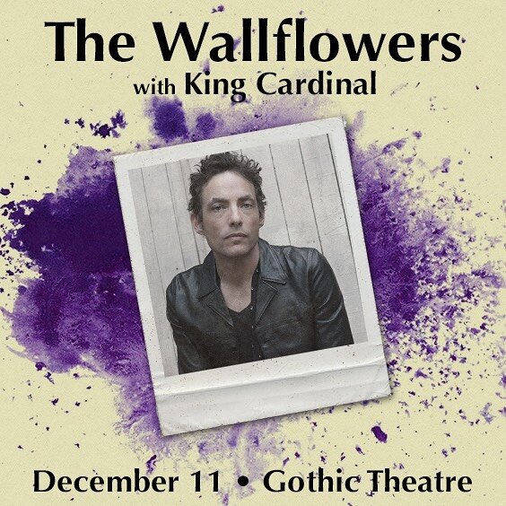 Excited for @kingcardinalband supporting @wallflowersband at @gothictheatre on Dec 11th!! Looking forward to a great night of music at one of my fav venues in town