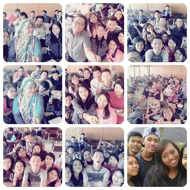 Selfie mulu hedon mulu. Kelauan kelas A -_- #selfie #ANA2014 #happy #fun by nadawira