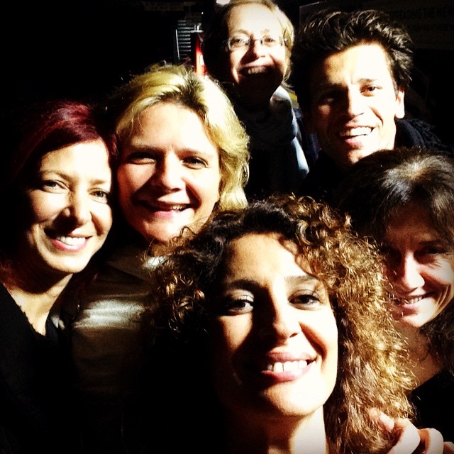 What an amazing night with @Paulinagalvez! Her performance in 'Adios Carmen' touched a sold out theater to tears. #ANA2014 #arab #movie #selfie #djanitu by anaarabcinema