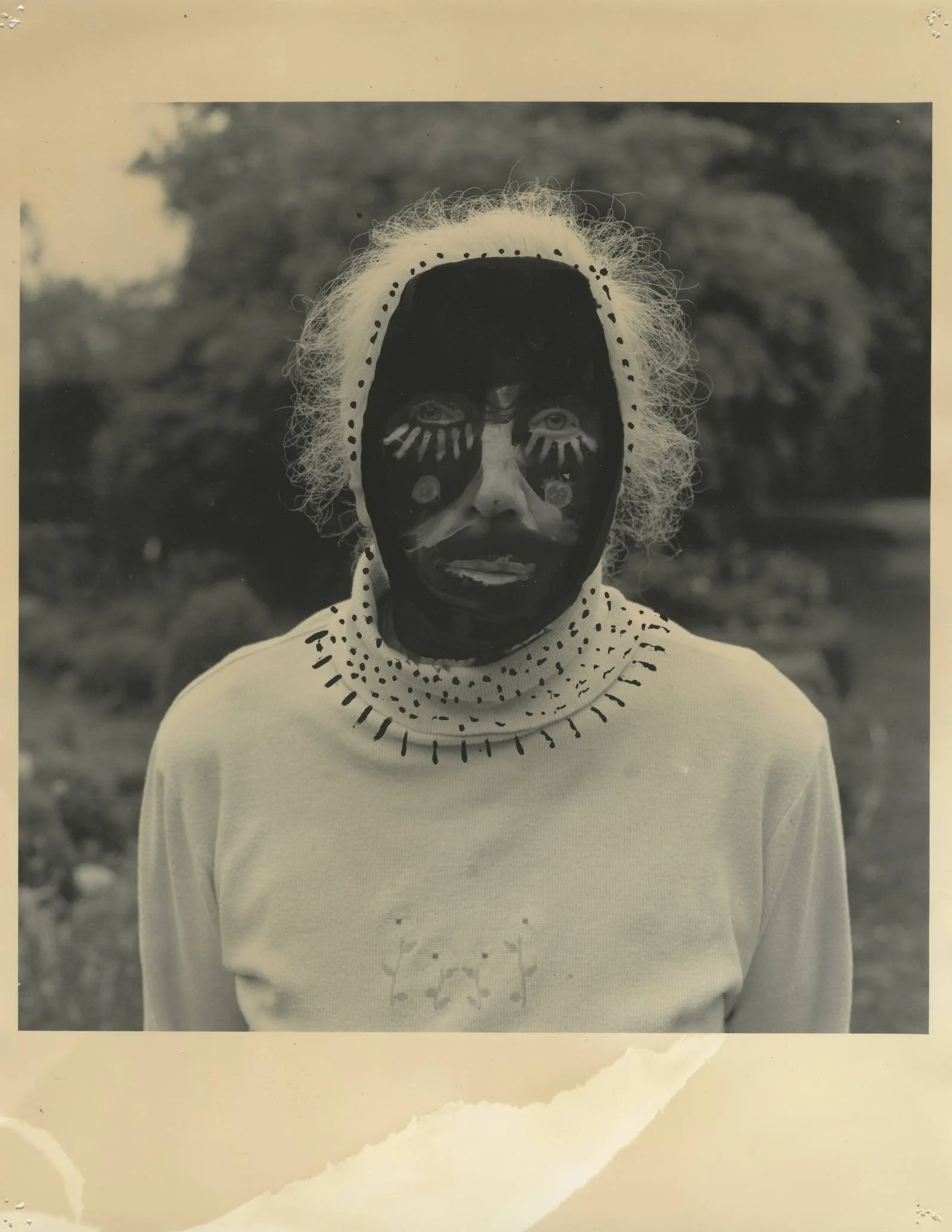 Village elder with mask, 2011