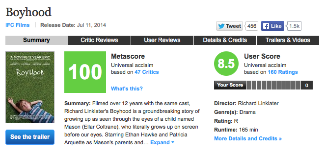 (Screenshot of Metacritic.com courtesy of Wikipedia.org)