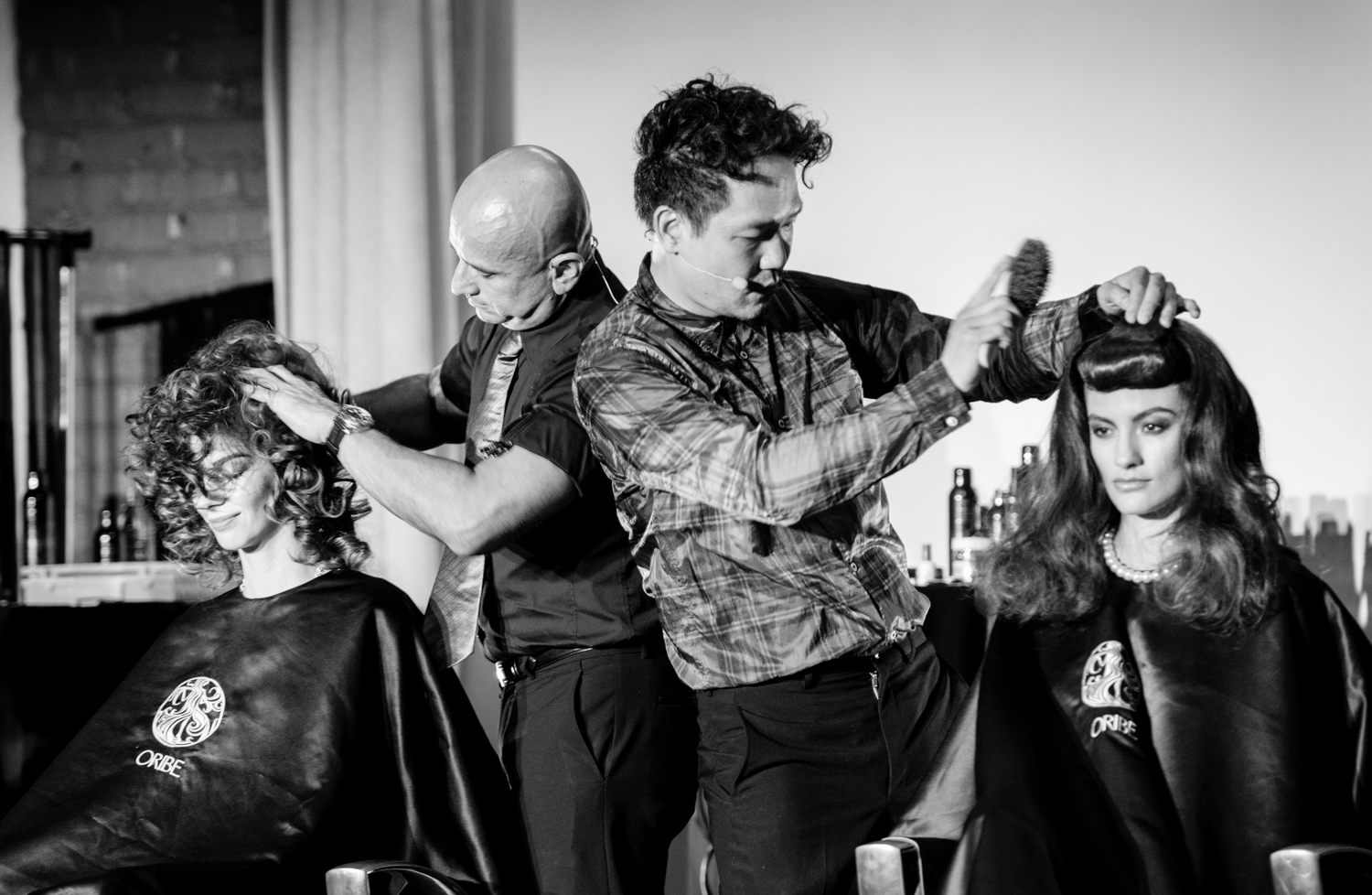Image of Oribe Educatiors Louis Orozco and Kien Hoang | Oribe On The Road - Chicago