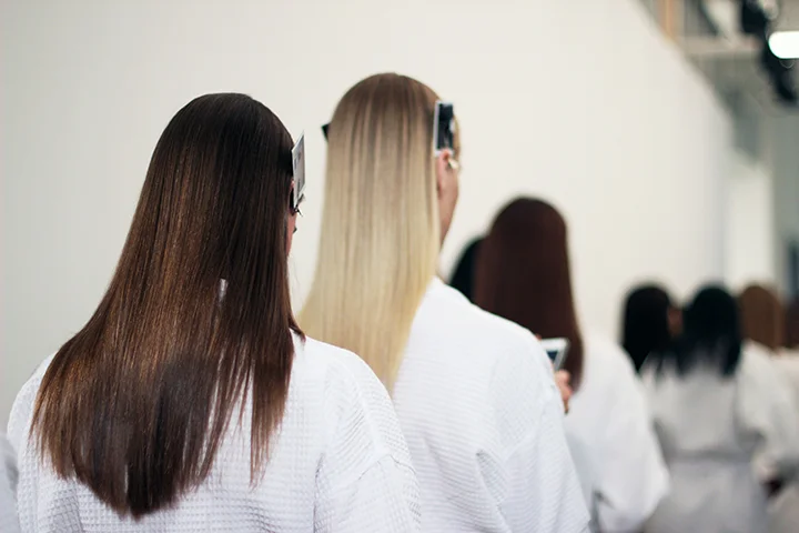 HOUGHTON | NEW YORK FASHION WEEK | RTW SPRING 2015 Key Hair: Adam Markarian for Brian Bantry Photo courtesy of Oribe.com