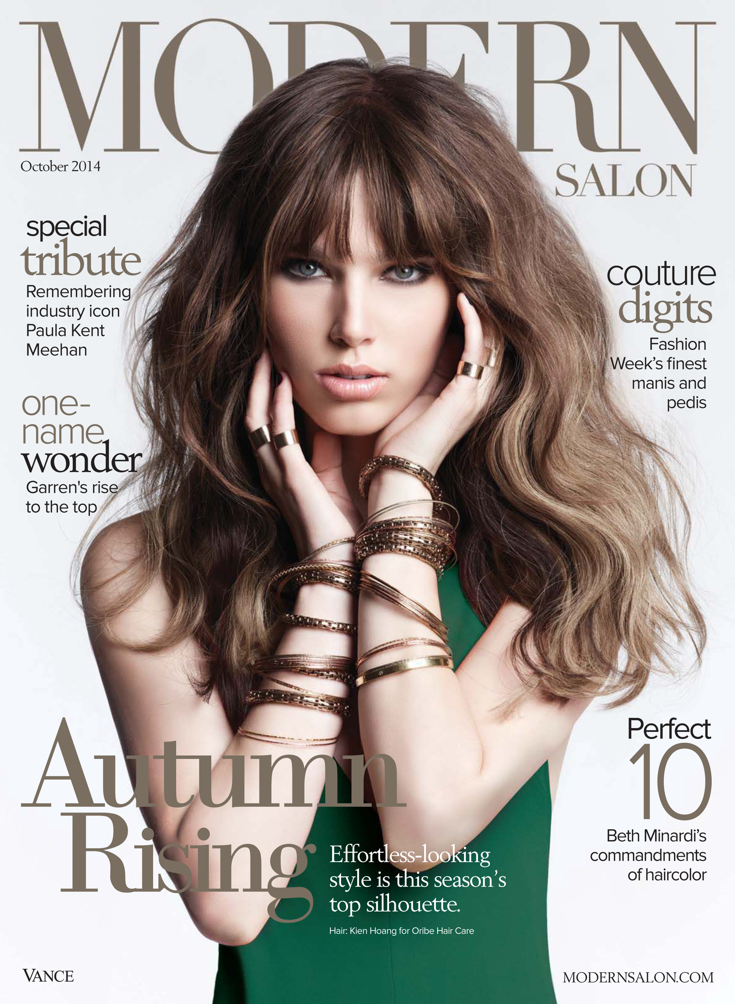 Modern Salon Cover | October Issue | Hair by Kien Hoang