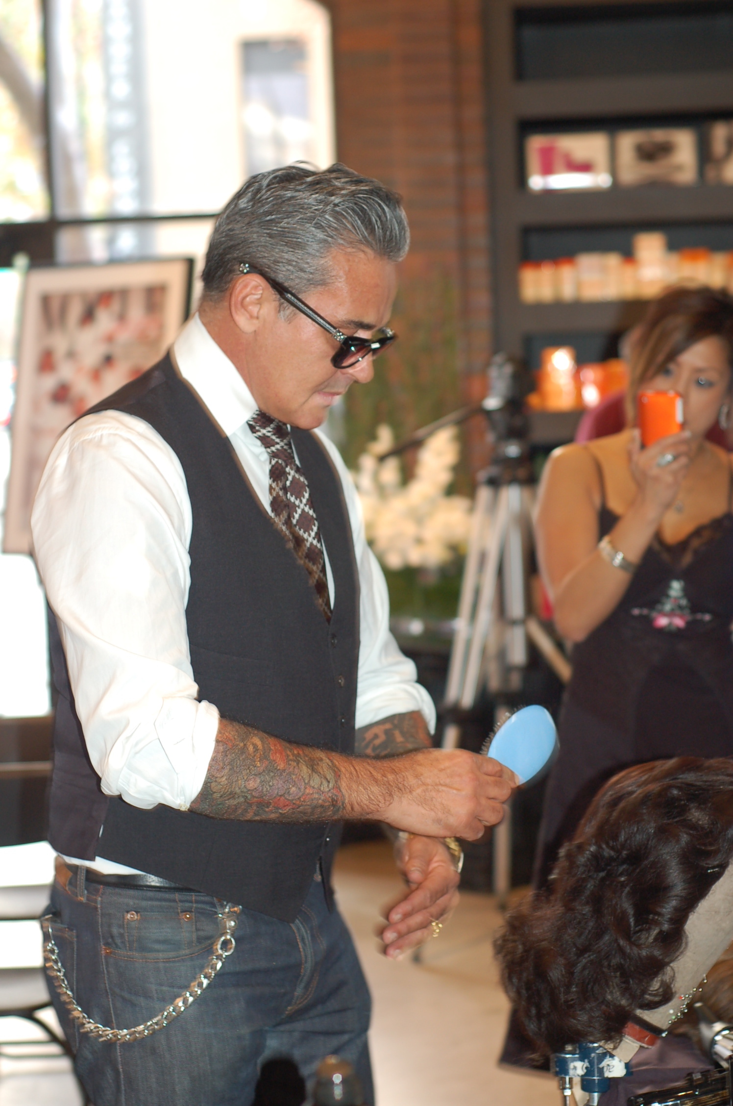 2009 Umbrella Welcomes Oribe Canales Oribe Hair Care Launch