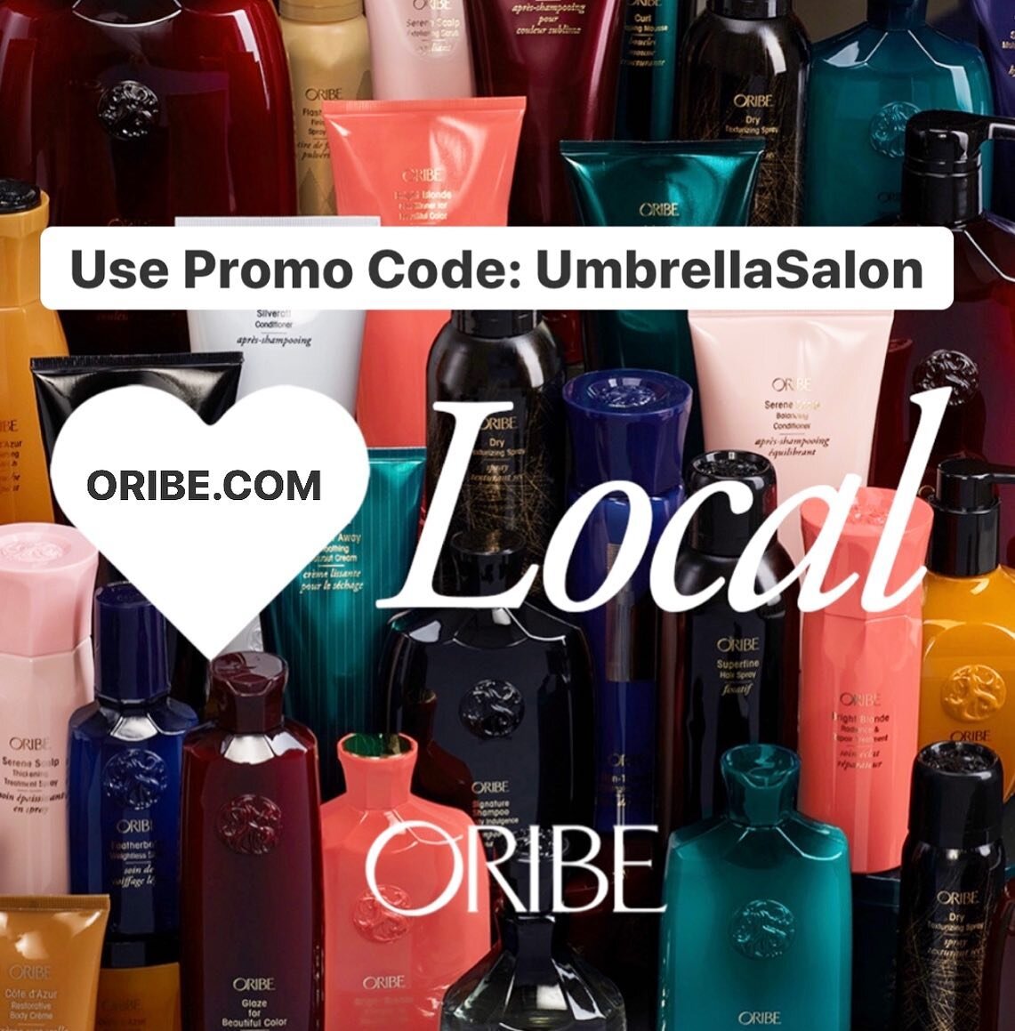 To our Umbrella Salon family -
We are thinking of you all and hope you are healthy and doing well!

During this time, our amazing partners at Oribe have launched a program to help Umbrella Salon generate an income while we are temporarily closed. Thi