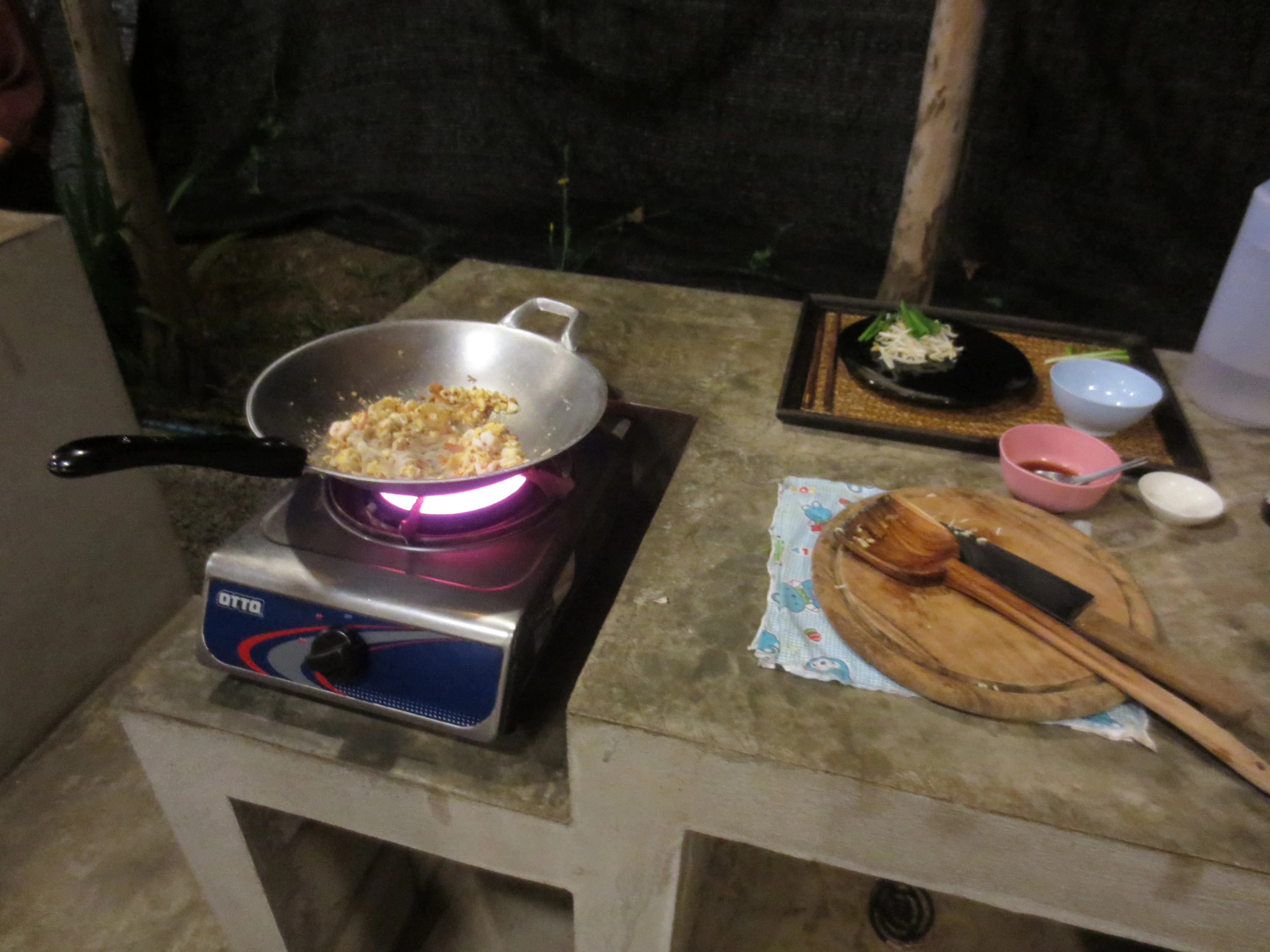 Our First Homemade Meal in Chiang Mai