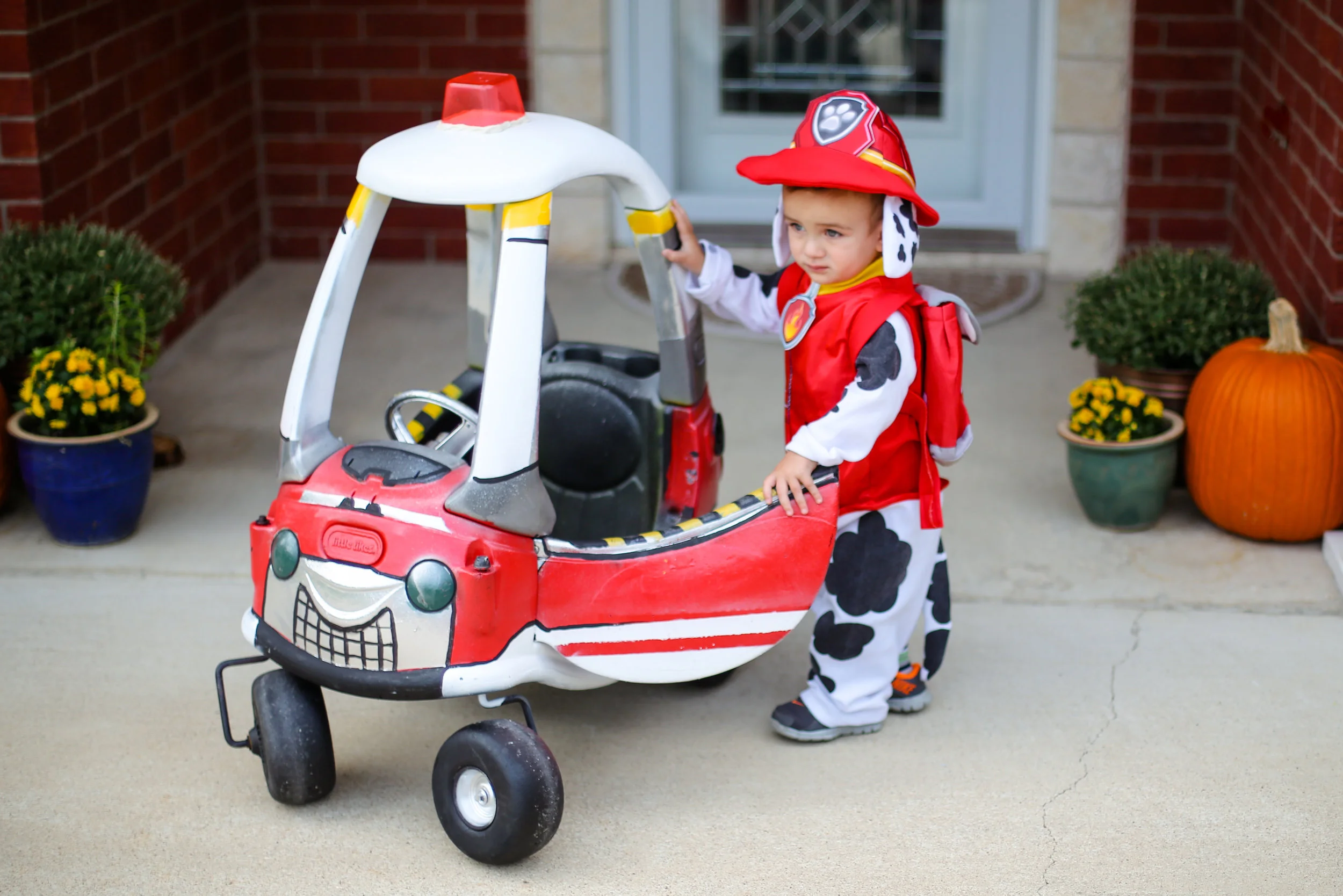 little tikes fire car