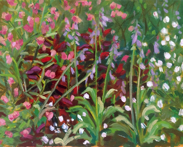 "Wild" oil on canvas panel, 2016.